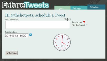 FutureTweets.  Dead easy.