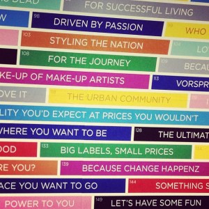 All brands have accompanying straplines.  Why don't bands? 