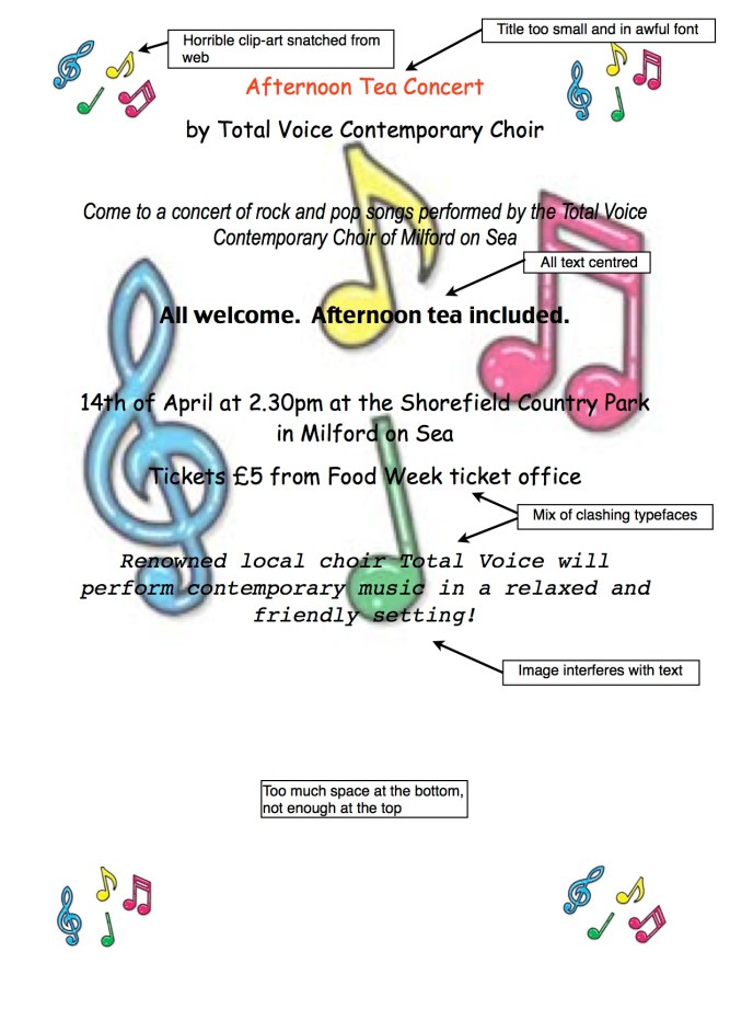 This is an extreme example , but you get the general idea.