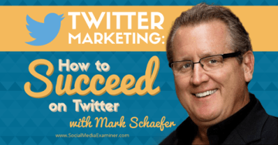 If Twitter if your thing, this is a good podcast!