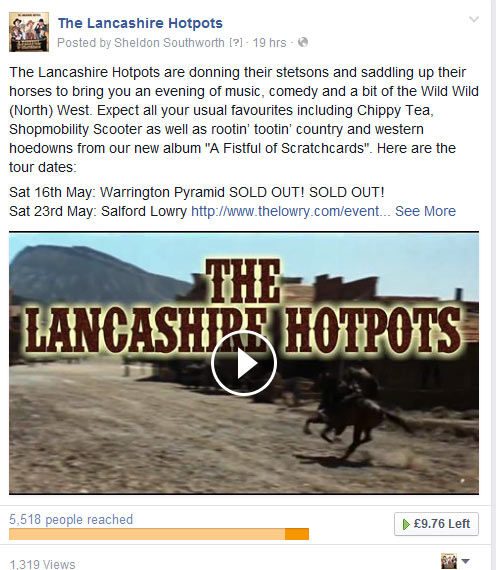 Videos...perform modeslt well, even with a URL.