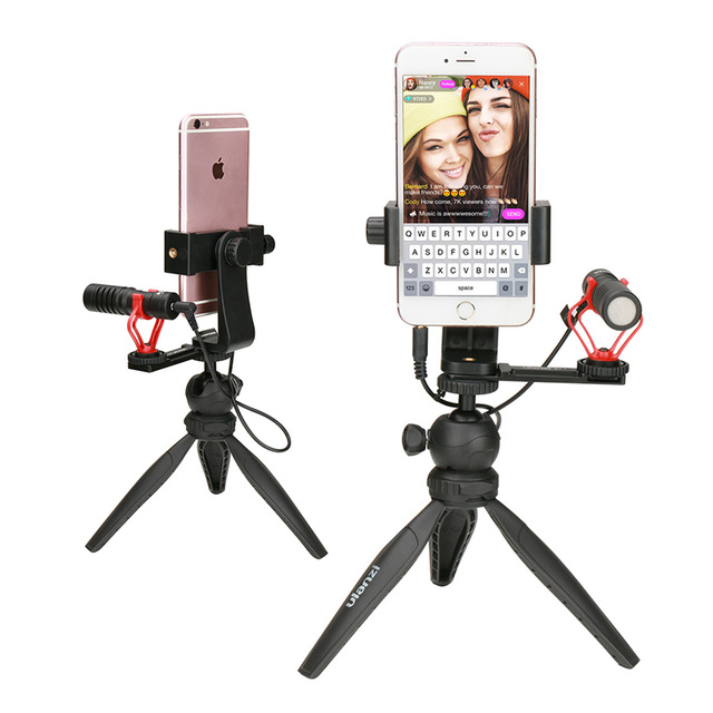 Ulanzi-Phone-Live-Stream-Tripod-Kit-Smartphone-Tabletop-Tripod-Mount-Stand-w-Microphone-Cold-Shoe-for.jpg_640x640